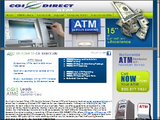 Web site www.cgiatm.com, CGI Inc