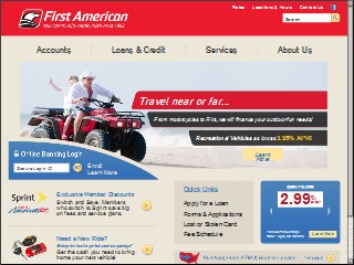 Web site www.firstamerican.org, First American Credit Union