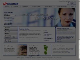 Web site www.fsbflag.com, First State Bank