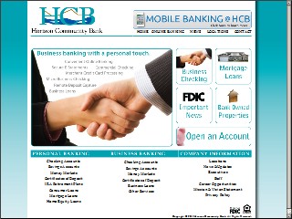 Web site www.horizoncommunitybank.com, Horizon Community Bank