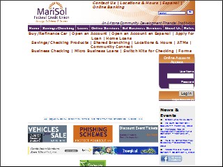 Web site www.marisolcu.org, Marisol Federal Credit Union