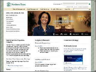 Web site www.ntrs.com, Northern Trust Bank