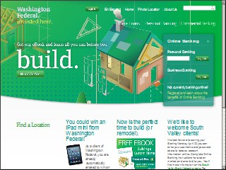 Web site www.washingtonfederal.com, Washington Federal Savings